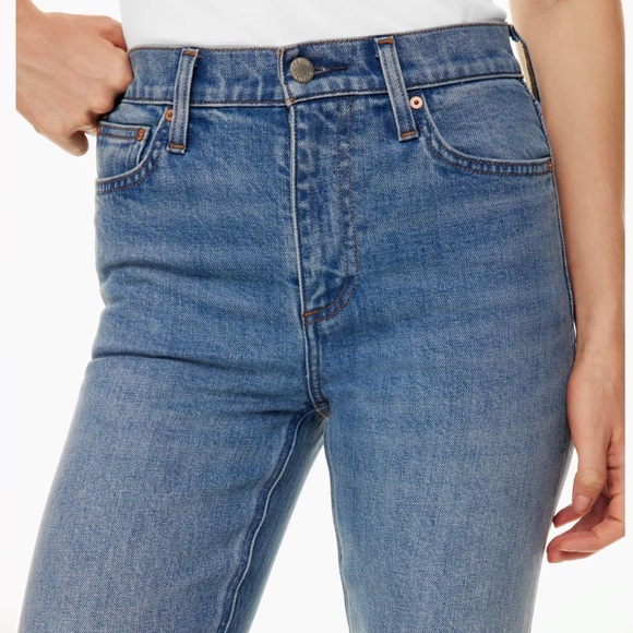 NWT Aritzia Denim Forum The 80s Stovepipe Hi-rise Straight Jean - size 26 - Picture 5 of 10